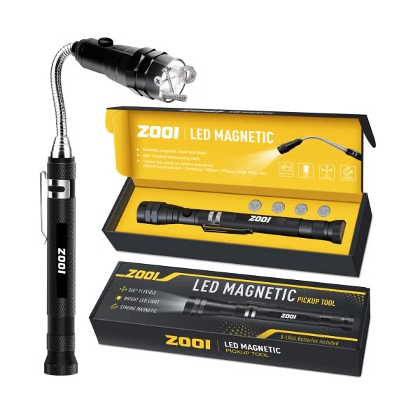ZOOI Stocking Stuffers Gifts for Men, Telescoping Magnetic Pickup Tools for Men, Unique Christmas Gifts for Men Who Have Everything, Cool Gadgets for Men Gifts, Fathers Dad Gifts from Daughter