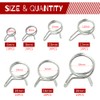 WMYCONGCONG 70 PCS Double Wire Fuel Line Hose Tube Spring