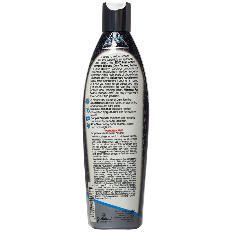Synergy Tan Top Secret 20XX Dark Tanning Lotion 369ml