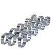Double Ear Pipe Tube Clips Clamps Hose Fuel Clamp Hydraulic