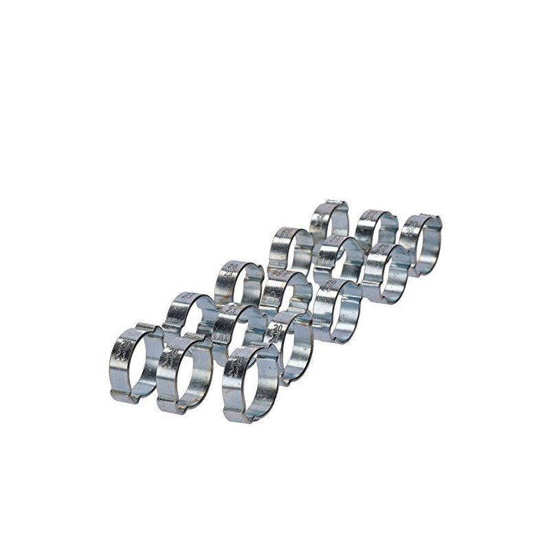 Double Ear Pipe Tube Clips Clamps Hose Fuel Clamp Hydraulic