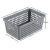 Knifefish Plastic Storage Baskets, 6 Packs