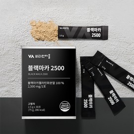 Vitamin Village [1 month supply] Vitamin Village Peruvian Pure Gelatinized Black Maca 2500 30 packets, 1 unit / [1개월분] 비타민마을 페루산 순수젤라틴화 블랙마카 2500 30포, 1개