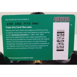 STARBUCKS CARD 2020 " CAT WITH A SNOWBALL" BRAND NEW  GREAT PRICE