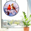 RIVEENY Cardinal Sun Catcher Stained Glass, Cardinal Gifts for Women,