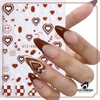 COLORBIRD Nail Sticker Art Cute Art Heart Accent Illustration (STZ-CS58,60,61,62,78)