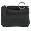 Velour Key Case with Key Ring & Metal Chain -