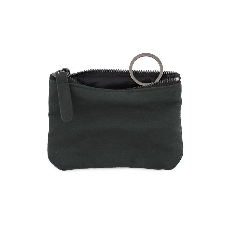 Velour Key Case with Key Ring & Metal Chain -