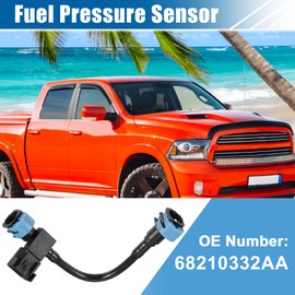 X AUTOHAUX Fuel Pressure Sensor Tube 68210332AA Replacement for Ram 1500 5.7L V8 2013-2014 Fuel Line Sensor Tube