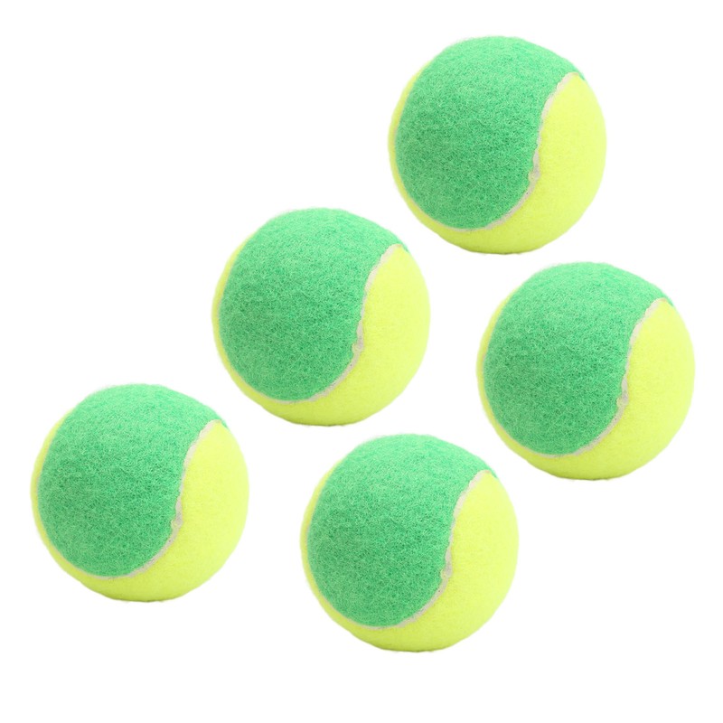 5PCS 6cm Rubber Tennis Balls Elastic Squash Ball Pressure Relief