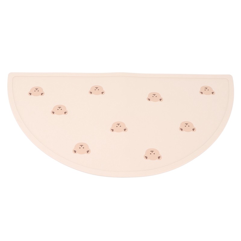 Baby Placemat Infant Children Travel Portable Silicone Flexible Cute Cartoon