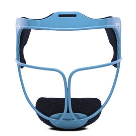 Boombah DEFCON Advanced Steel Fielder's Mask Columbia Blue - Size Youth