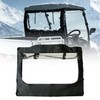 QYMOTO Hisun 400 UTV Rear Windshield,Windbreak Soft Cab Enclosure for