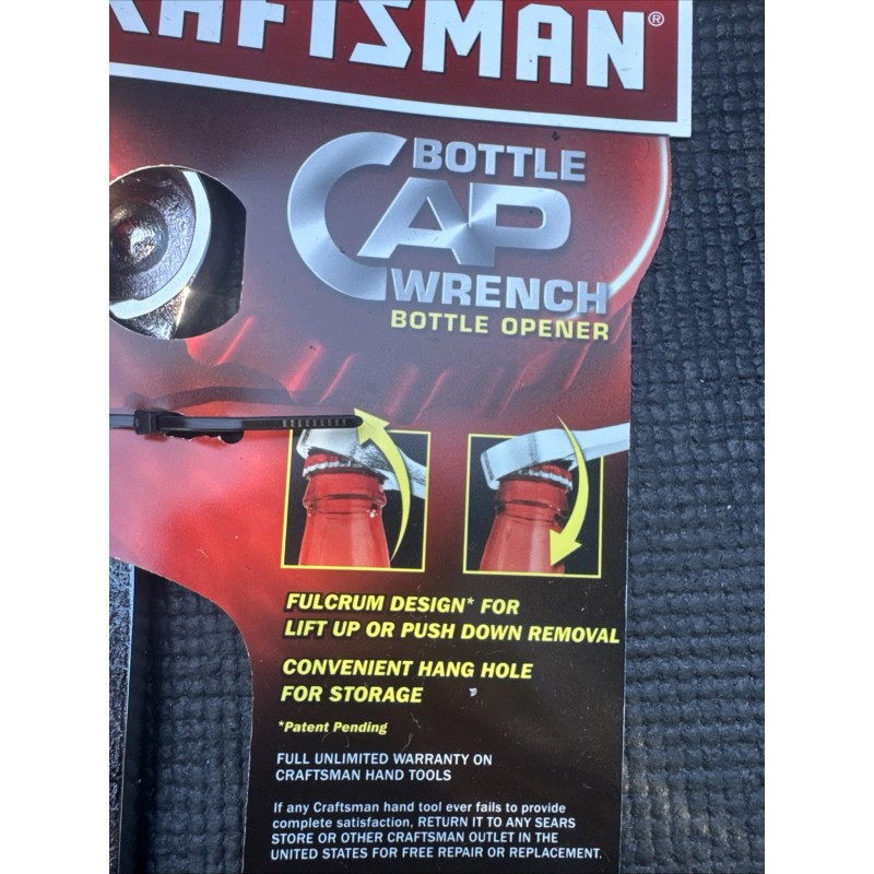 Craftsman USA MADE VERSION SEARS Craftsman Bottle Cap Wrench Bottle