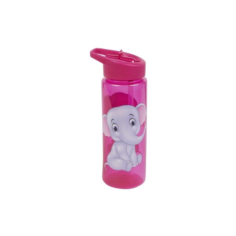 Ravensden Elephant Drink Bottle, 19cm, Pink