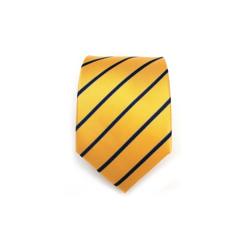 TigerTie Men's StripedNecktie Yellow Yellow