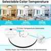 libtit 12 inch Flush Mount Ceiling Light, 3000K 4500K 6000K