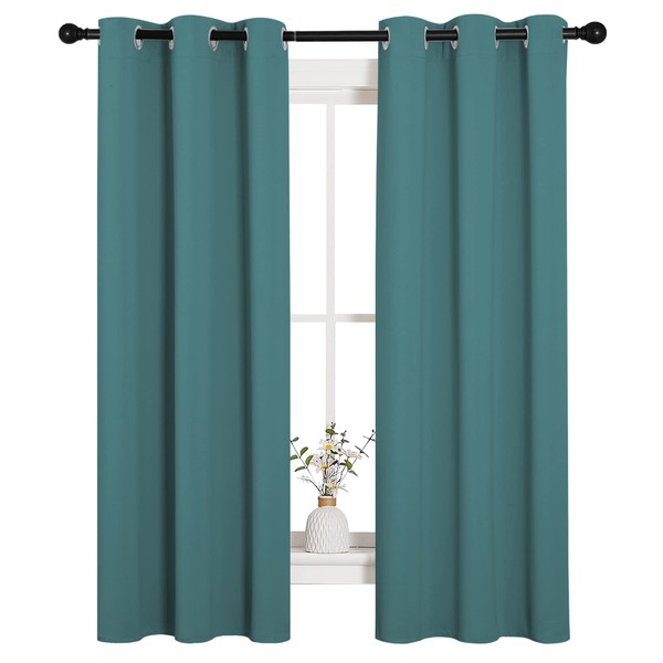 NICETOWN NICETOWN Kitchen Curtain Panels Blackout Draperies, Thermal Insulated Solid