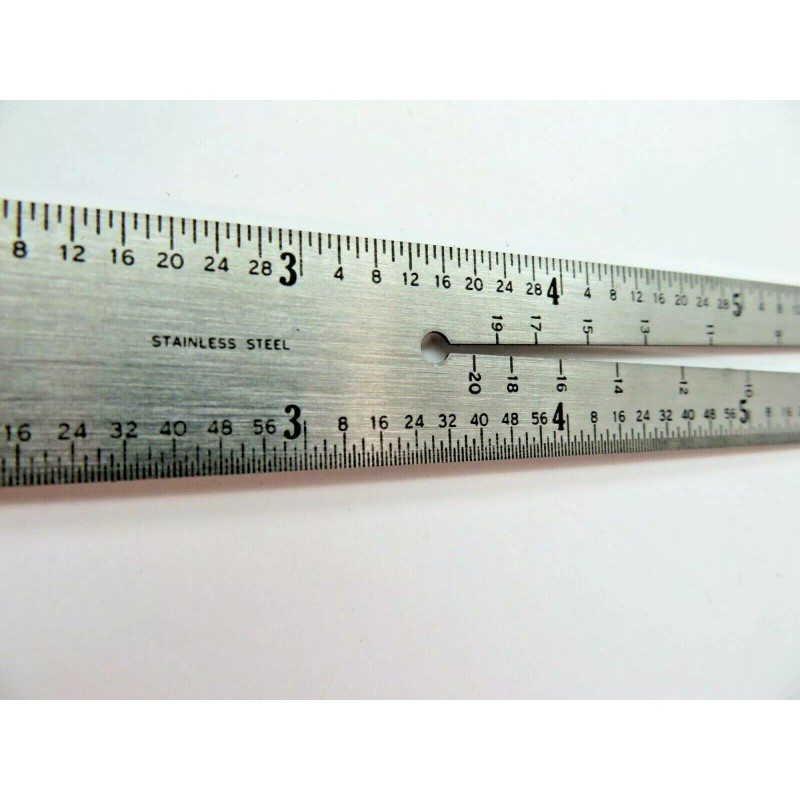 GENERAL No. 310 6" Ruler w/ B & S Gauge