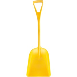 SPARTA 41077EC04 Plastic Sanitary Shovel, Food Safe Plastic Shovel For Commerical Kitchens, 14 Inches, Yellow, (Pack of 3)