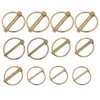 Kyuionty 12 Pcs 4 Sizes Lynch Pin Assortment Kit, 3/8"
