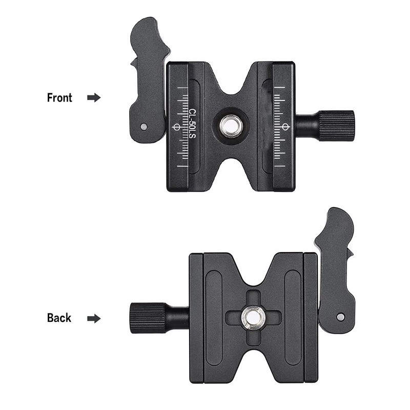 Eacam CL-50LS Aluminum Alloy Quick Release Clamp with Adjustable Lever