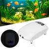 Aquarium Oxygen Pump Silent 2 Outlets Small Portable Fish Tank