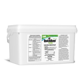 Elanco Animal Health QuickBayt Fly Bait | Premise for Livestock Facilities | Controls Flies | 5 lb Pail