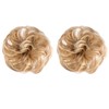 OSALADI 2pcs wig bud messy hair bun extension hat wigs