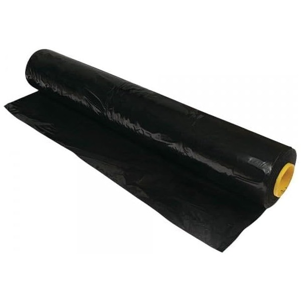 VBS - Poly Mulch Black Plastic Sheeting - Poly Mulch,
