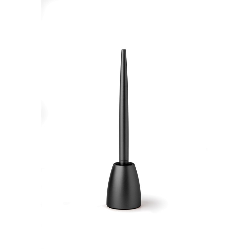 LEXON Scribalu Aluminum Design Ballpoint Pen, Black, 1 Piece