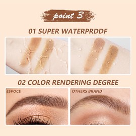 VolksRose Eyebrow Stamp and Eyebrow Stencil Kit - Eyebrow Stamp and Shaping Kit for Perfect Brow, with 10 Pairs Reusable Eyebrow Stencils, Brush & Trimmer, Long-lasting, Waterproof (Black)