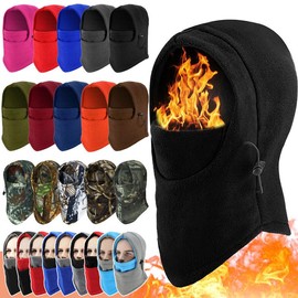 Balaclava Ski Mask Winter Warm Fleece Hat for Cold Weather Windproof Neck Warmer - Color: Style 2(RZ-L-07)