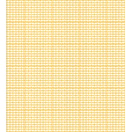 Ambesonne Vintage Yellow Duvet Cover Set, Gingham Pattern with Bicolor Checkered Squares with Heart Motifs, Decorative 3 Piece Bedding Set with 2 Pillow Shams, Queen Size, Mustard White