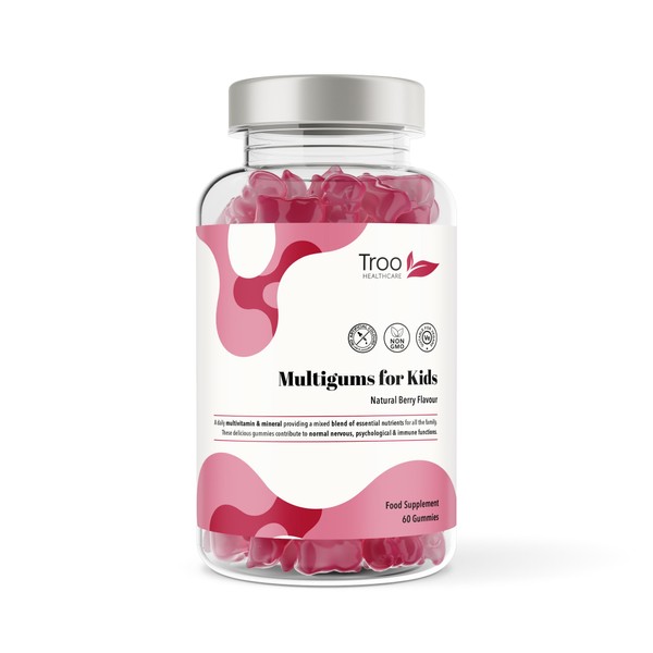 Multigums for Kids - 60 Natural Berry Flavour Multivitamin &