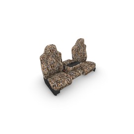Durafit Seat Covers, FD3-SAC Camo Endura F250-F550 Truck Super Crew/Xcab Front and Back Set. Front Seat 40/20/40 Split Bench with Center Seating and Console. Rear 60/40 with Armrest.