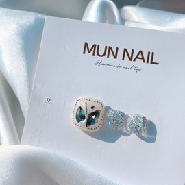 MunNail Butterfly Paddy Tip - No. 9 / MunNail 버터플라이 패디팁 - 9호