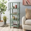 SAFAVIEH Home Collection Dilyn Sage Green 5-Tier Shelving Unit Bookshelf