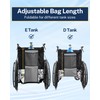Oxygen Tank Holder for Wheelchairs, Walkers & Scooters - Reflective