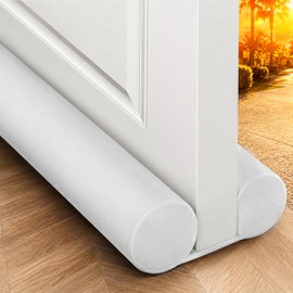 MAXTID - Bloqueador de puerta para debajo de la puerta, selladores de puerta de 36 pulgadas, para parte inferior de la puerta, bloque de tira de sello de aire, doble puerta, tapón de barrido de puerta