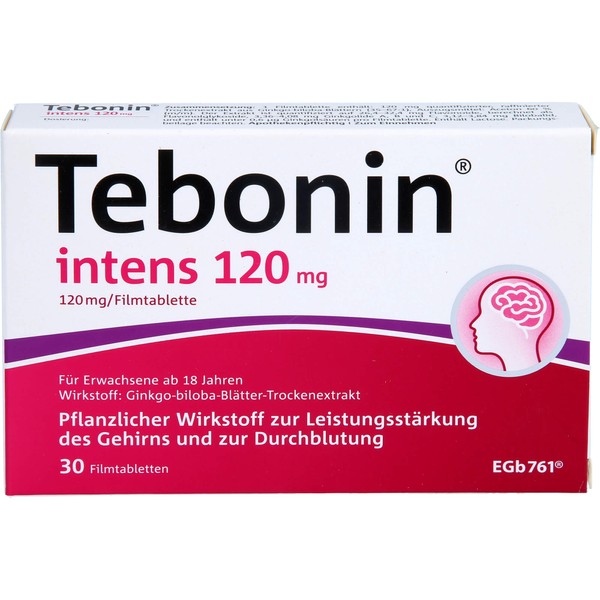Tebonin intens 120 mg Filmtabletten, 30 pcs. Tablets