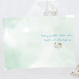 Mcduldul Wedding Card for Nephew and Nephew and daughter-in-law| Congratulations Wedding Cards for Bride and Groom| Bridal Shower Gifts for Couple Him Her