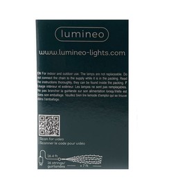 Lumineo 672 Micro-LED Warm White Flashing Lights Green Wire, Fits 7 Foot Tree, Indoor and Outdoor Compatible