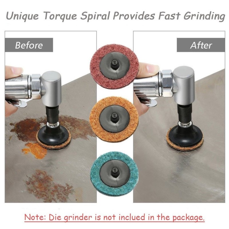 Gasea 15pcs 2 Inch Quick Change Discs Surface Conditioning Sanding