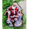 Generic Soccer Santa Claus Ornament, GCCO1.122