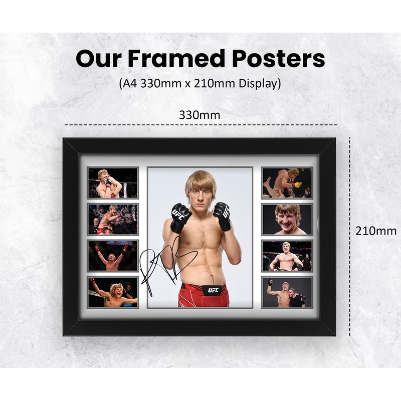 Paddy The Baddy Pimblett Signed Poster Print- Limited Edition Autograph