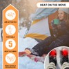 WORLD-BIO Toe Warmers with Adheasive - Long Lasting Safe Natural