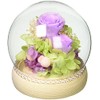 Tokai Seiro's Tokai Wax Flower Gift Glass Dome Arrangement Yuka