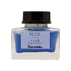 Kuretake Ink-Cafe Drop of Shimmer,Blue Paste Ink, Add a Pearly or Glitter-Like Sparkle to Your Ink