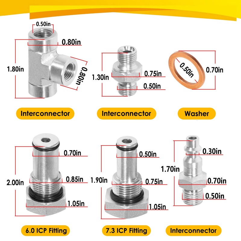 Upgrade 6.0L-7.3L Powerstroke Disel High Pressure Oil System IPR Air